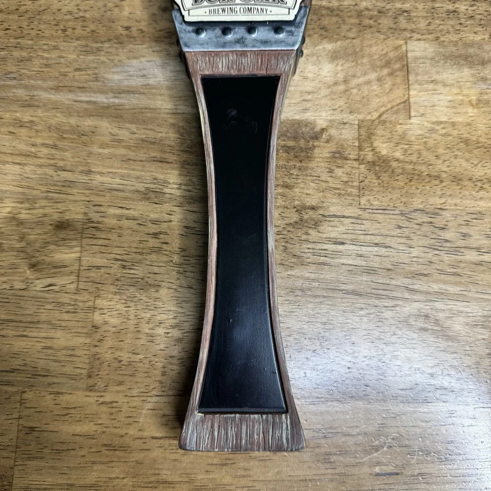 Bur Oak Brewing Company Beer Tap Handle Wood Look Draft Tap Knob Bar Pub